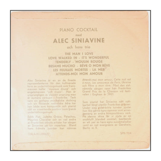 Alec Siniavine: Piano Cocktail