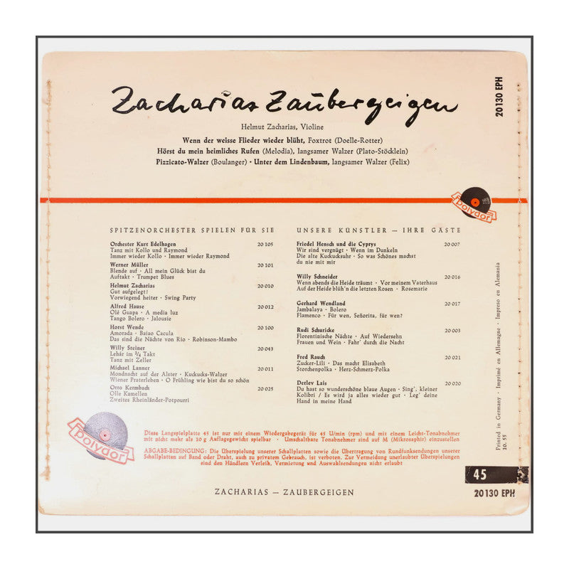 Helmut Zacharias: Magic Strings