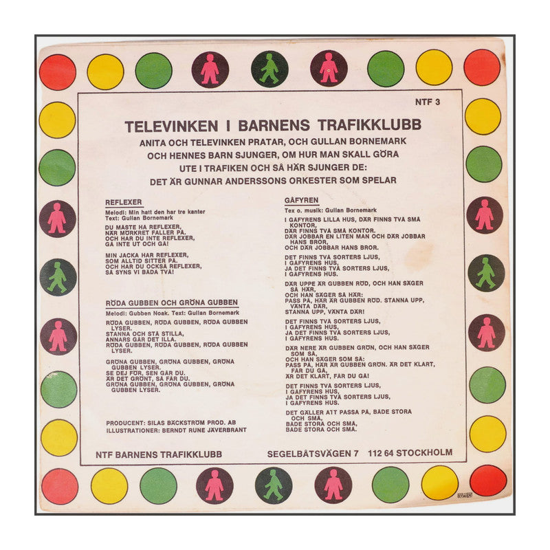 Anita & Televinken: Televinken I Barnens Trafikklubb Cover 2