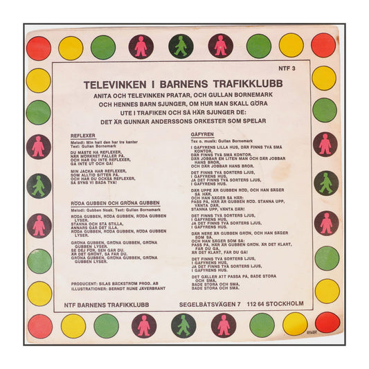 Anita & Televinken: Televinken I Barnens Trafikklubb Cover 2