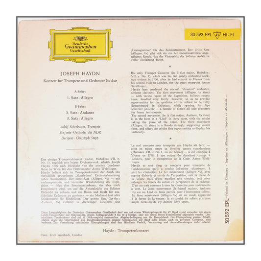 Joseph Haydn: Konzert Fur Trompete Und Orchester