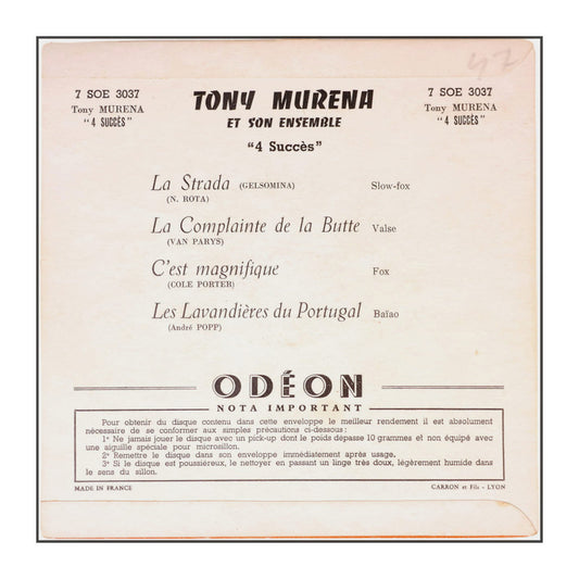 Tony Murena: 4 Succès