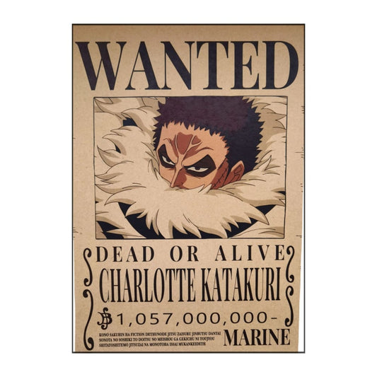 One Piece: Wanted Poster Charlotte Katakuri 1057000000 (420Mm X 285Mm)