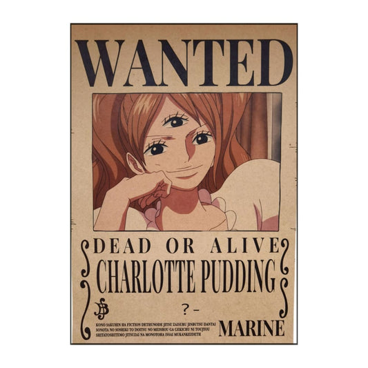One Piece: Wanted Poster Charlotte Pudding ? (420Mm X 285Mm)