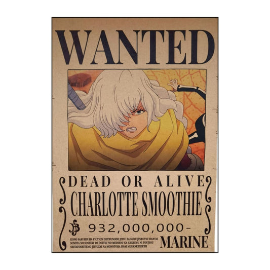 One Piece: Wanted Poster Charlotte Smoothie 932000000 (420Mm X 285Mm)