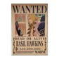 One Piece: Wanted Poster Basil Hawkins 320000000 (420Mm X 285Mm)