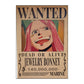 One Piece: Wanted Poster Jewelry Bonney 140000000 (420Mm X 285Mm)