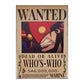One Piece: Wanted Poster Who'S-Who 546000000 (420Mm X 285Mm)