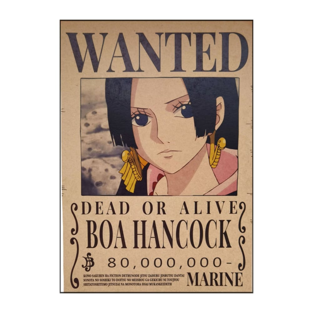 One Piece: Wanted Poster Boa Hancock 80000000 (420Mm X 285Mm)