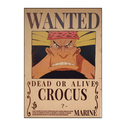 One Piece: Wanted Poster Crocus ? (420Mm X 285Mm)