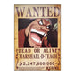 One Piece: Wanted Poster Marshall D. Teach 2247600000 (Art2) (420Mm X 285Mm)