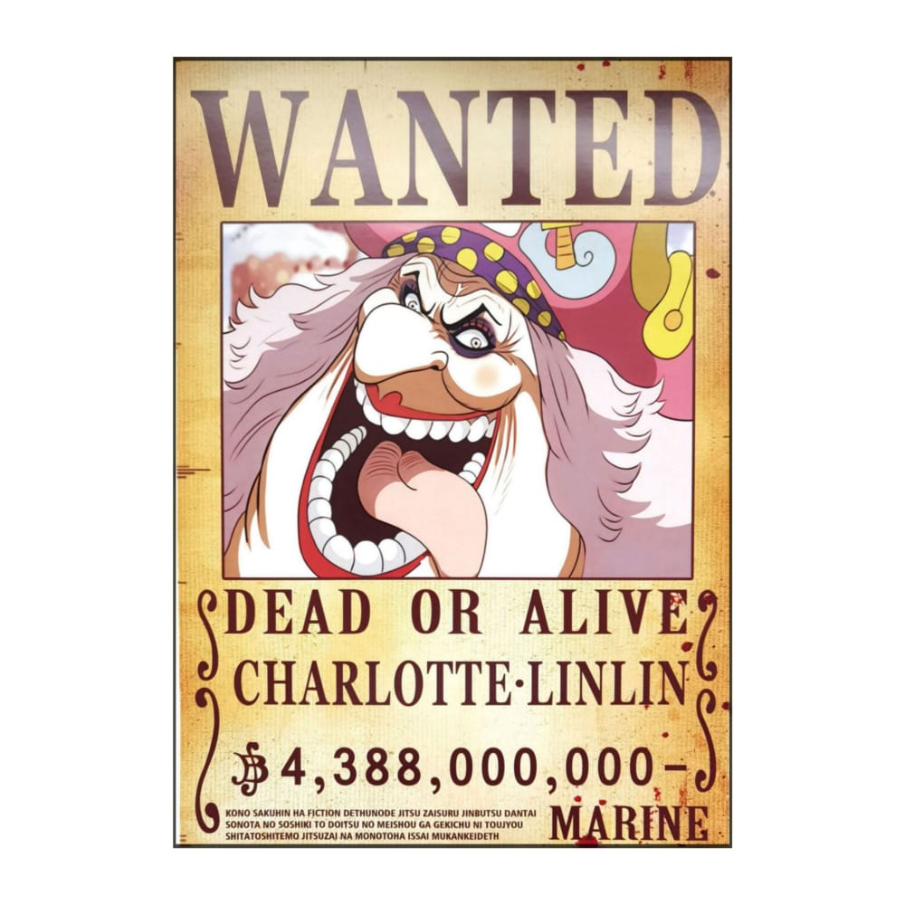 One Piece: Wanted Poster Charlotte Linlin 4388000000 (Art2) (420Mm X 285Mm)