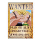 One Piece: Wanted Poster Edward Weevil 480000000 (Art2) (420Mm X 285Mm)