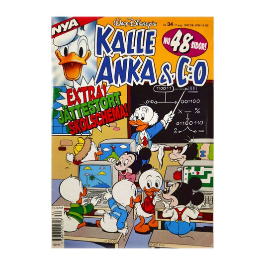 Kalle Anka & Co 1992 Nr 34