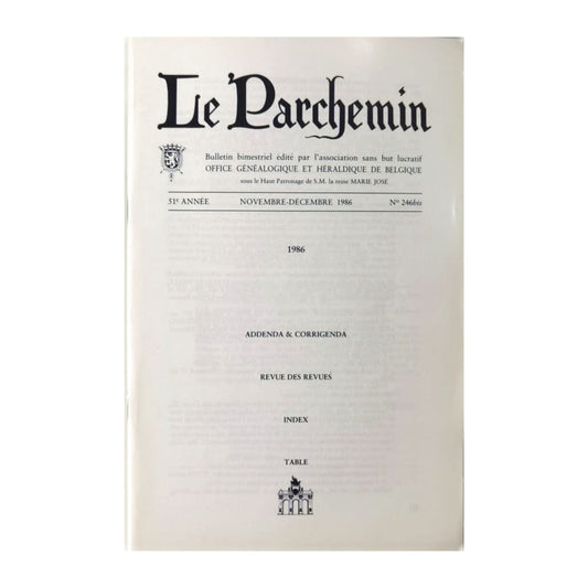 Le Parchemin 1986 No 246 Extra