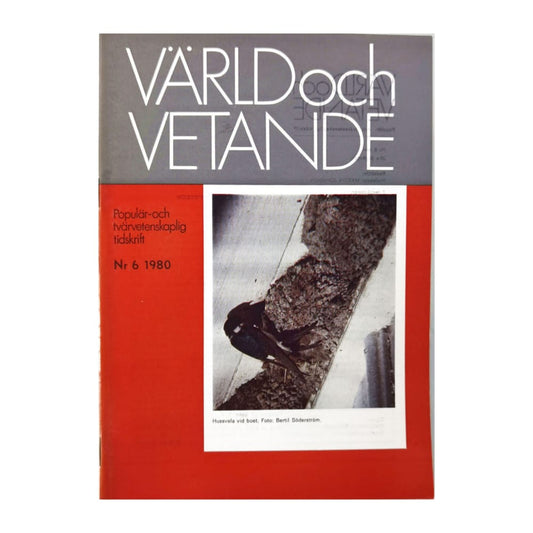 Värld Och Vetande 1980 Nr 6