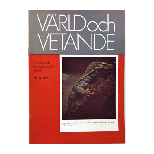 Värld Och Vetande 1980 Nr 11