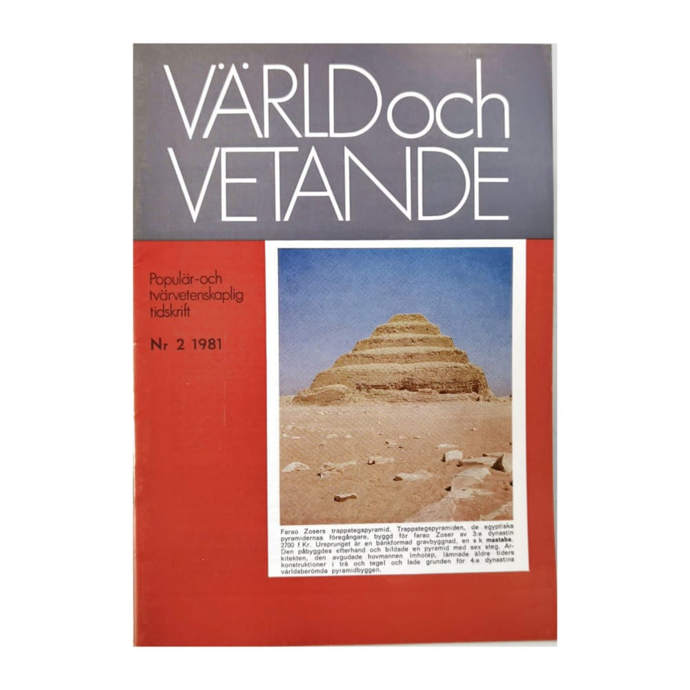 Värld Och Vetande 1981 Nr 2