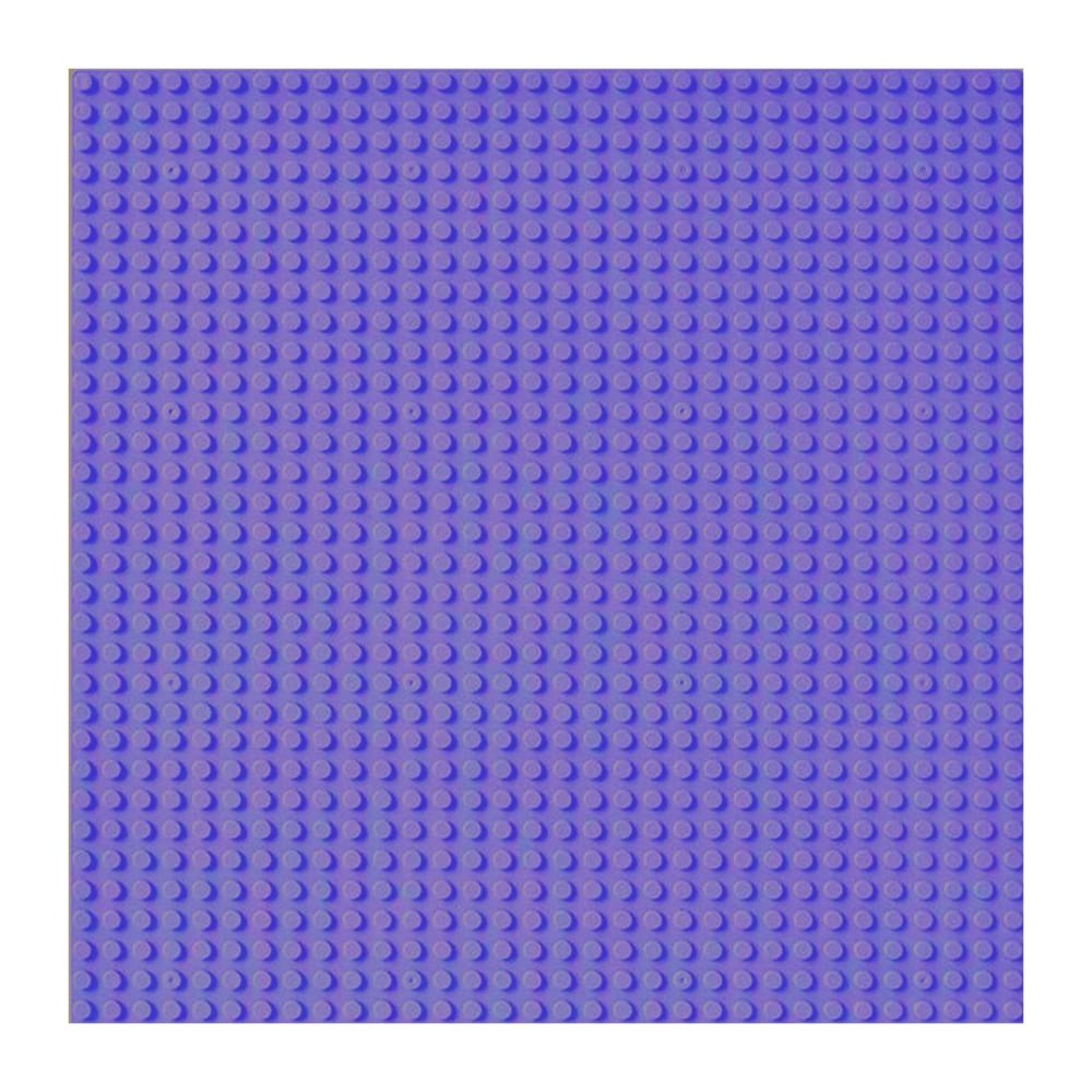 Building Blocks Plate (25Cm) (Purple)