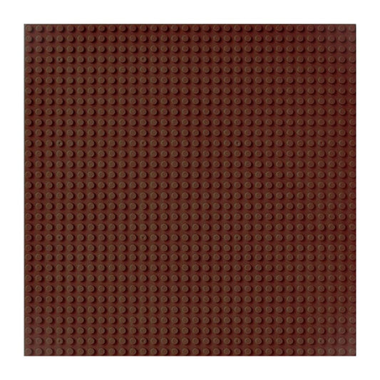 Building Blocks Plate (25Cm) (Brown)