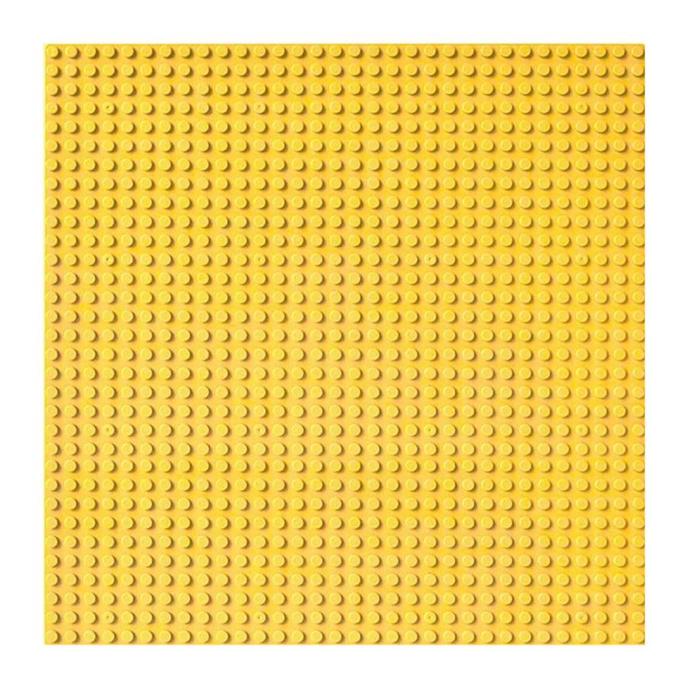 Building Blocks Plate (25Cm) (Yellow)