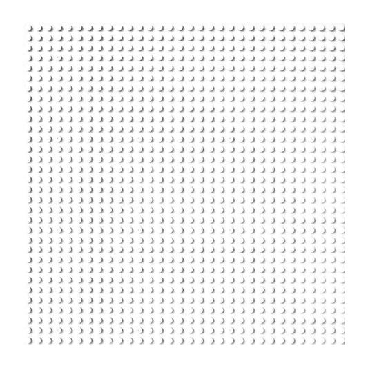 Building Blocks Plate (25Cm) (White)