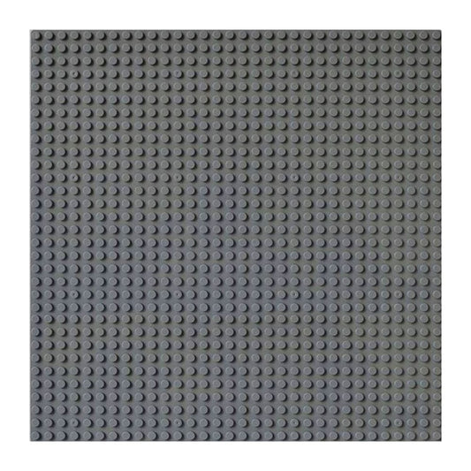 Building Blocks Plate (25Cm) (Grey Dark)