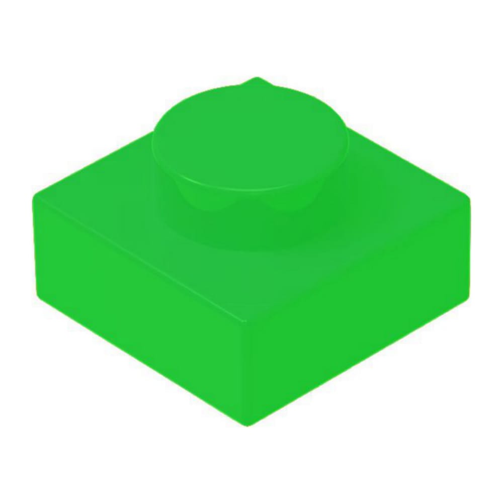 Building Blocks Brick (Green) (100Pcs)