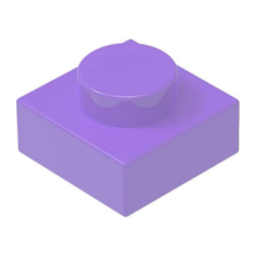 Building Blocks Brick (Purple) (100Pcs)