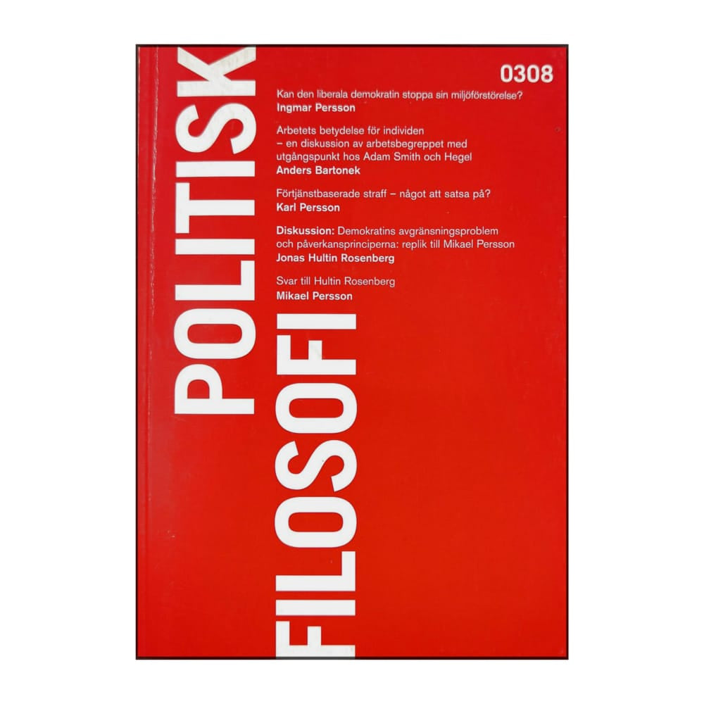 Politisk Filosofi 0308