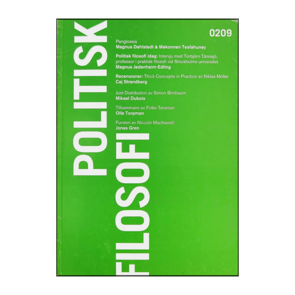 Politisk Filosofi 0209