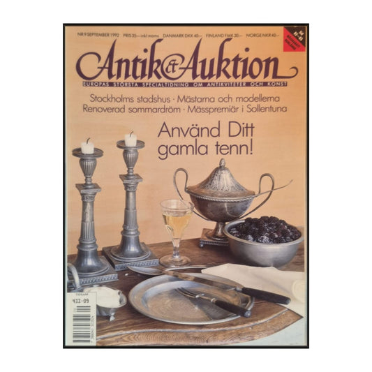 Antik & Auktion 1992-09