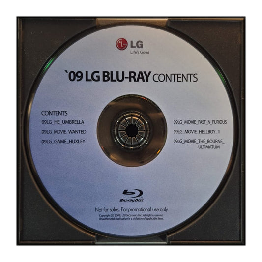 Lg Blu-Ray Contents 2009