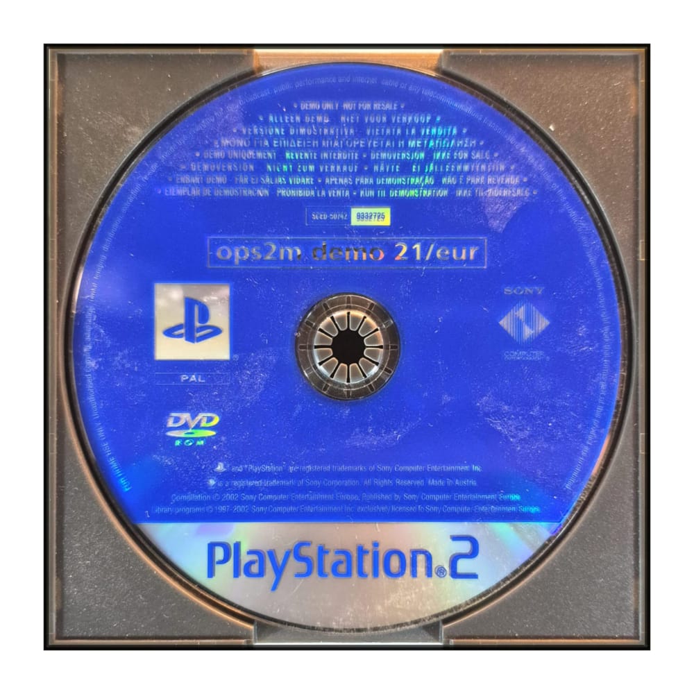 Playstation 2 Ops2M Demo 21/Eur