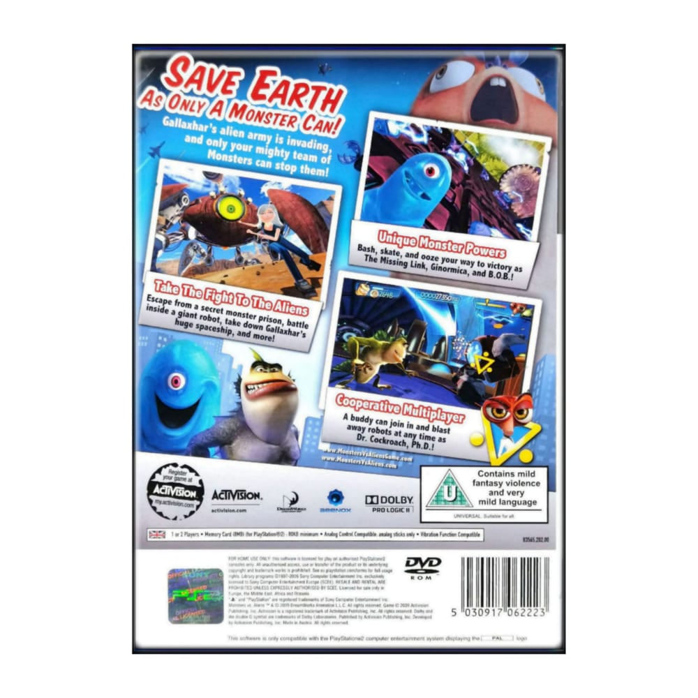 Monsters Vs Aliens