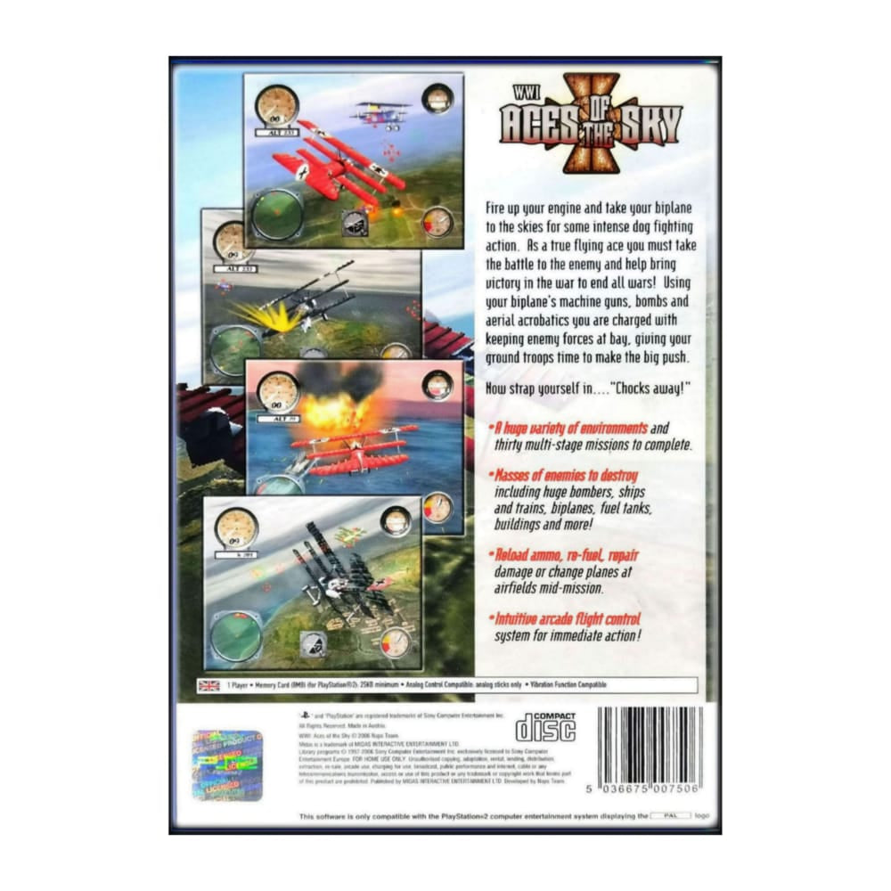 Wwi: Aces Of The Sky