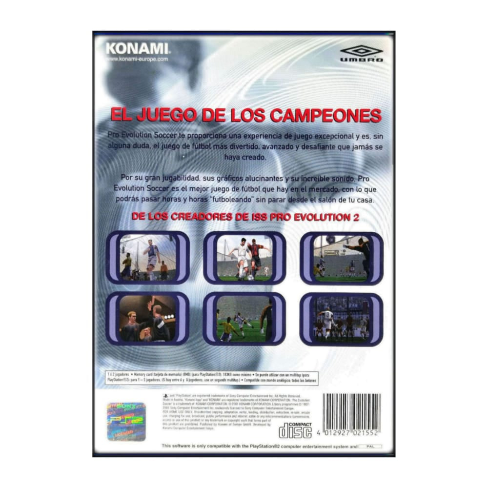 Pro Evolution Soccer 2001