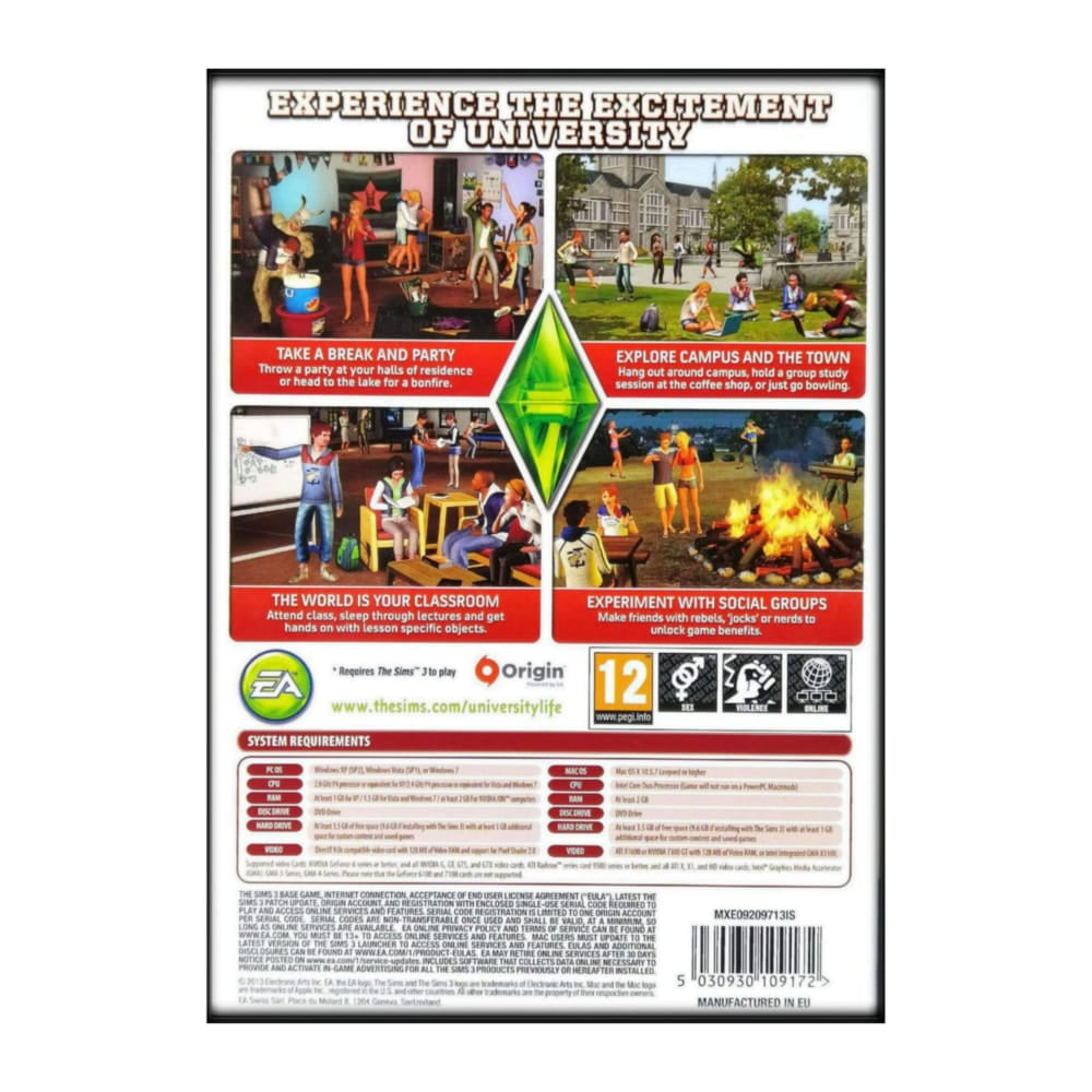 The Sims 3 University Life