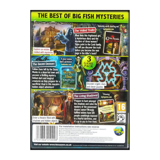 Triple Pack: Mysteries Secrets & Shadows