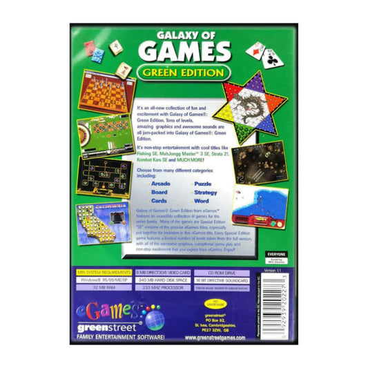 Galaxy Of Games: Green
