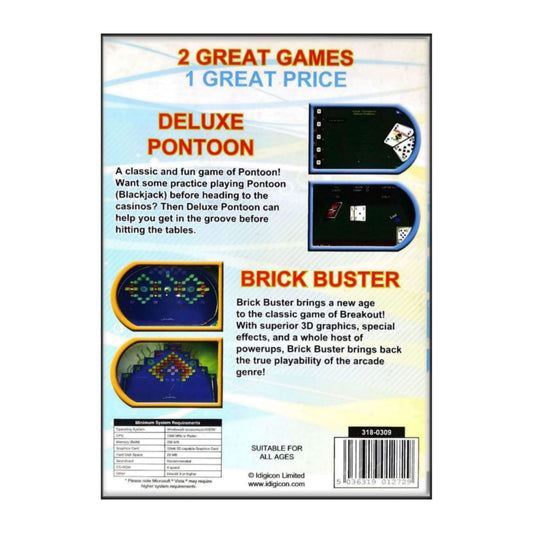 2 Great Games: Deluxe Pontoon + Brick Buster