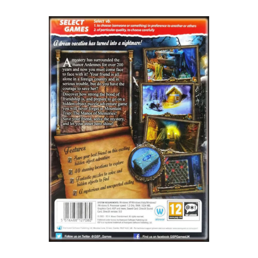 Mountain Trap: The Manor Of Memories