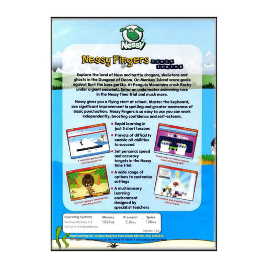 Nessy Fingers Touch Typing