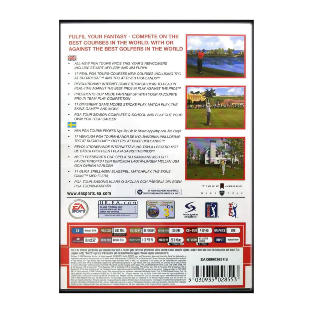 Tiger Woods Pga Tour 2001