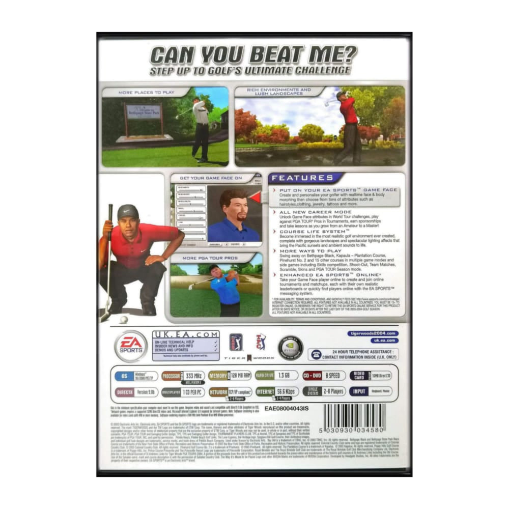 Tiger Woods Pga Tour 2004