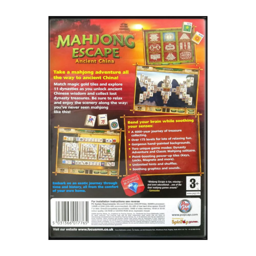 Mahjong Escape: Ancient China