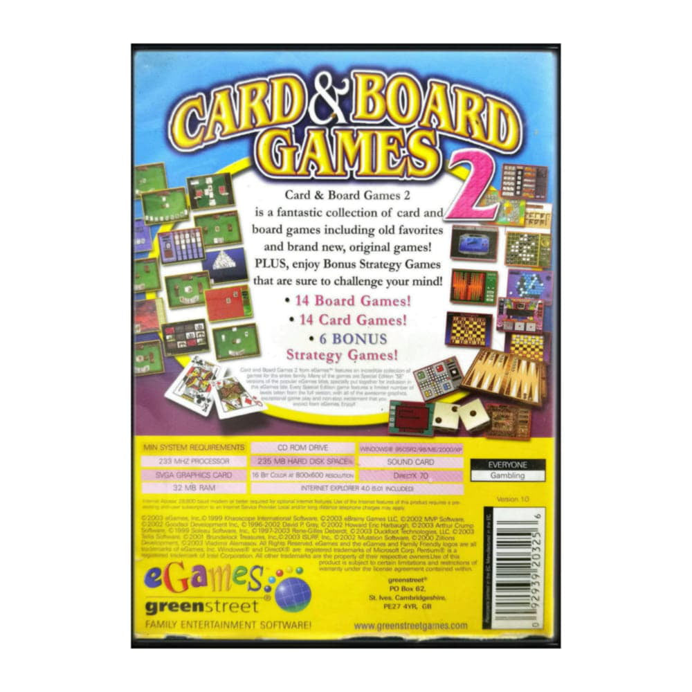 Card & Board Games 2