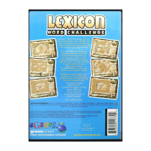 Lexicon Word Challenge