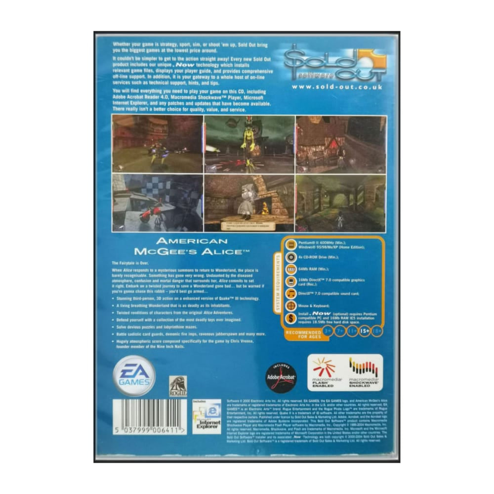 Alice In Wonderland: American Mcgee'S Alice