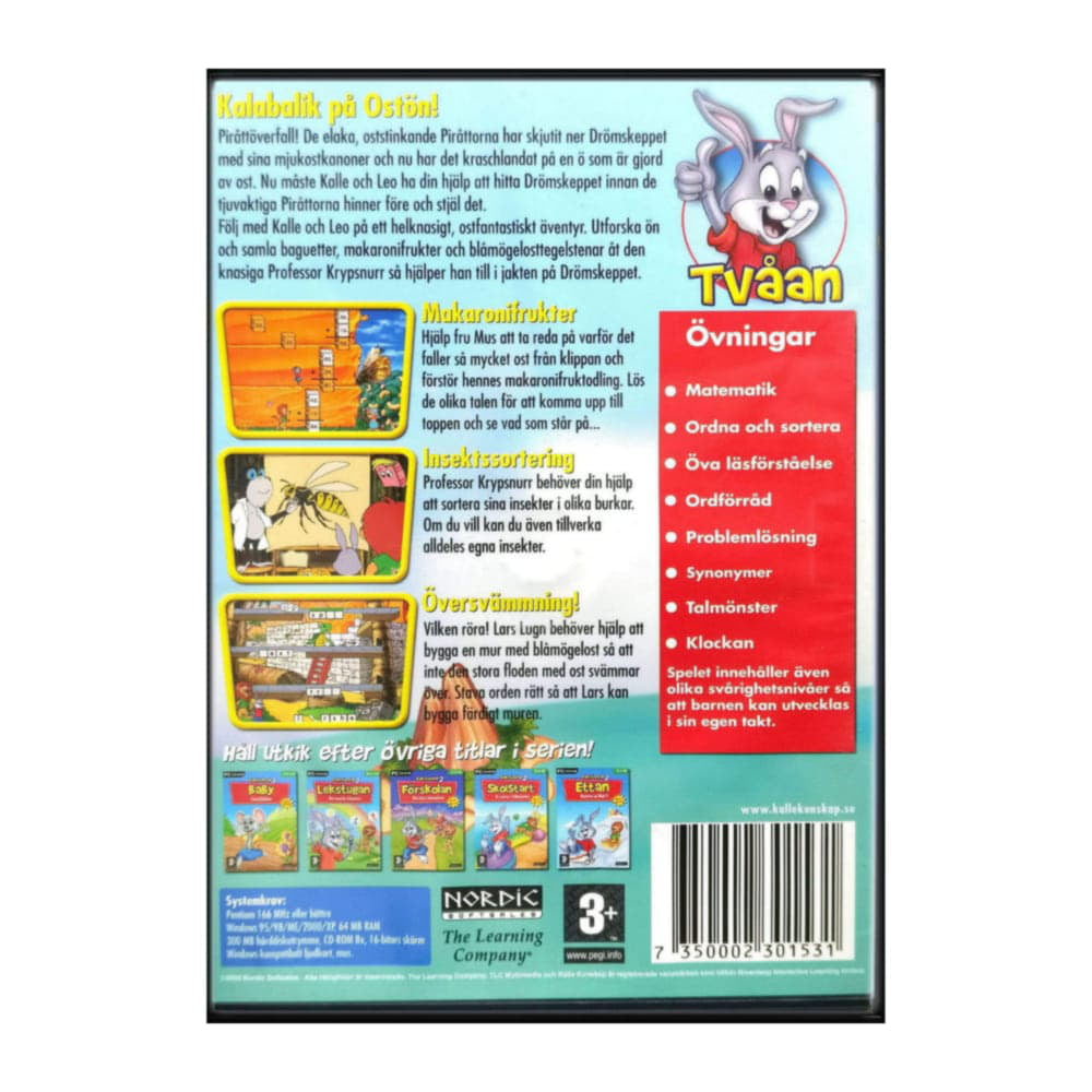 Reader Rabbit | Kalle Kunskap 2 Kalabalik På Ostön